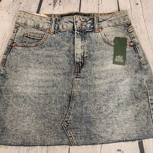 Wild Fable Light Blue Denim A-Line Skirt